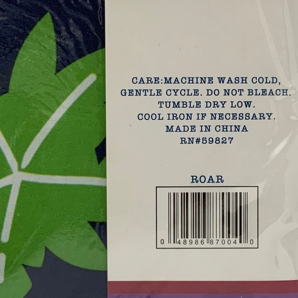 Matt & Maddie Dinosaur Fabric Shower Curtain 70 X 72 In Dark Blue Multicolor - Picture 5 of 11